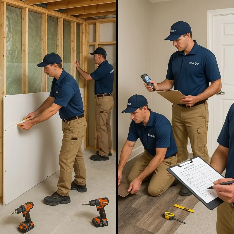 Repairs and Reconstruction process in Englewood, OH